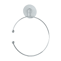 Держатель для полотенца Рыжий кот ELINE-TR-1 присоска белый (1/24/48)