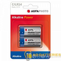 Батарейка AgfaPhoto LR14 C BL2 Alkaline 1.5V (2/12/72)  | Ab-Batteries | Элементы питания и аксессуары для сотовых оптом