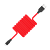 Кабель HOCO X21 USB (m)-microUSB (m) 1.0м 2.0A силикон красный черный (1/29/174)