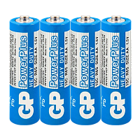 Батарейка GP PowerPlus R6 AA Shrink 4 Heavy Duty 1.5V (4/40/200/1000)