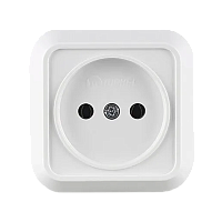 Розетка Makel Siva Ustu 1гн. 16A белый 45102 (1/10)