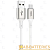 Кабель HOCO X66 USB (m)-microUSB (m) 1.0м 2.4A TPE белый (1/31/310)
