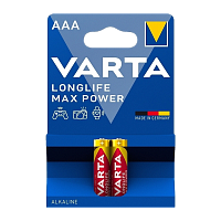 Батарейка Varta LONGLIFE MAX POWER (MAX TECH) LR03 AAA BL2 Alkaline 1.5V (4703) (2/20/100)