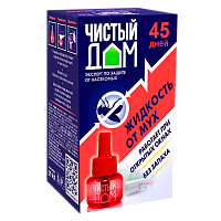 Жидкость от мух Чистый дом 45 ночей 29мл (1/80)
