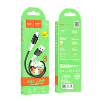 Кабель HOCO X82 USB (m)-Type-C (m) 1м 3.0A силикон черный (1/31/310)