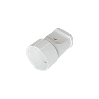 Розетка Прогресс Гнездо 10A Б/З Негорючий PP пластик белый (1/20/200)