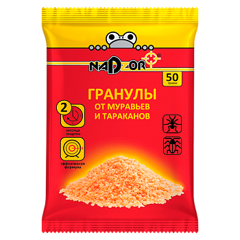 Гранулы Nadzor от муравьев и тараканов 50г (1/100)
