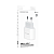Сетевое З/У Borofone BA62A 1USB/Type-C 2.4A белый