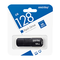Флеш-накопитель Smartbuy Clue 128GB USB3.1 пластик черный 