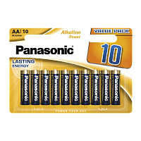 Батарейка Panasonic Alkaline power LR6 AA BL10  1.5V PR (10/120) 