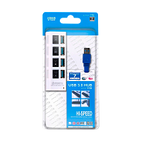 USB-Хаб Smartbuy 7304 4USB USB3.0 с выключателем белый
