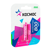 Аккумулятор бытовой Космос HR03 AAA BL2 NI-MH 800mAh (2/24/288) 