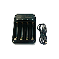 Зарядное устройство  ET UZN-4  ,NiZn и Ni-Cd/Ni-Mh ,AA и AAA, 4 слота от USB