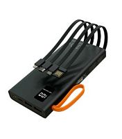 Внешний аккумулятор MORE CHOICE PB22-10 10000mAh 2.1A 2USB/Type-C/MicroUSB фонарик черный (1/10/100)