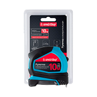 Рулетка измерительная Smartbuy Tools 10м*25мм пластик прорезиненная синий