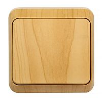 Выключатель Smartbuy "Юпитер" 1-клав.10A светлое дерево