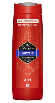 Гель для душа мужской Old Spice Captain 3 в 1 400мл