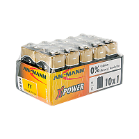 Батарейка Ansmann X-POWER Крона 6LR61 SH10 Alkaline 9V 