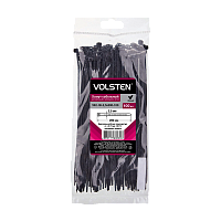 Хомут Volsten нейлон 2.5х200мм 100шт. черный (1/10/280)