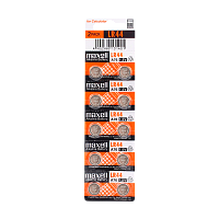 Батарейка Maxell G13/LR1154/LR44/357A/A76 BL10 Alkaline 1.5V (10/200/4000/8000)