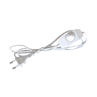 Кабель питания Прогресс для бра 1.7м 10A 2x0.5мм² с диммером белый (1/200)