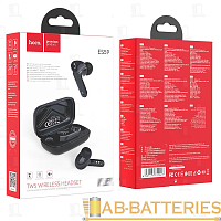 Наушники внутриканальные HOCO ES59 bluetooth 5.1 с микр. черный (1/87) 