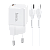 Сетевое З/У HOCO N10 Type-C 20W PD3.0 с кабелем Type-C-Lightning белый (1/12/120)