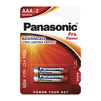 Батарейка Panasonic PRO Power LR03 AAA BL2 Alkaline 1.5V (2/24/120) 