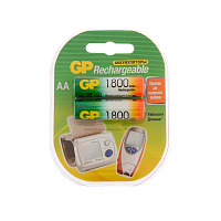 Аккумулятор бытовой GP HR6 AA BL2 NI-MH 1800mAh в пластиковой упаковке (2/20/200) R