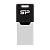 Флеш-накопитель Silicon Power Mobile X20 8GB USB2.0 microUSB (m) металл серебряный