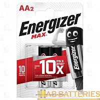 Батарейка Energizer Maximum LR6 AA BL2 Alkaline 1.5V (2/24)  | Ab-Batteries | Элементы питания и аксессуары для сотовых оптом