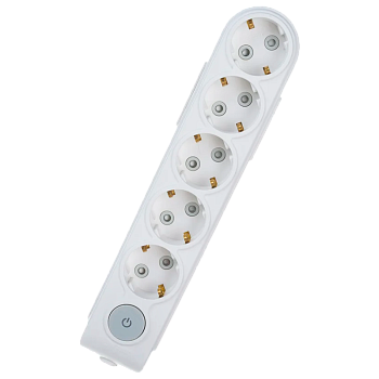 Колодка Makel 5р.С/З с выкл. N5310000