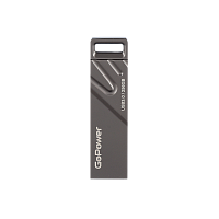 Флеш-накопитель GoPower TITAN 256GB USB3.0 металл черный графит (1/50/1000) 