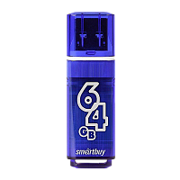 Флеш-накопитель Smartbuy Glossy 64GB USB3.0 пластик синий
