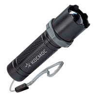 Фонарь универсальный Космос 117Lit 1W LED от аккумулятора IP53 3 режима+ZOOM черный (1/144/288)