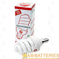 Лампа светодиодная Экономка T2 E27 9W 2700К 220V спираль