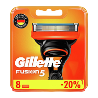 Сменные кассеты Gillette FUSION 5 лезвий 8шт. (цена за 1 шт) (8/64)