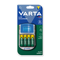 З/У для аккумуляторов Varta LCD Power Charger (57070) AA/AAA 4 слота +4AA 2600mAh