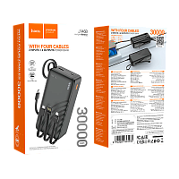 Внешний аккумулятор HOCO J146B 30000mAh 2.0A 1USB+1Type-C с кабелем Type-C черный (1/24)