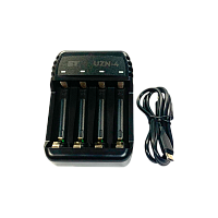 Зарядное устройство  ET UZN-4  ,NiZn и Ni-Cd/Ni-Mh ,AA и AAA, 4 слота от USB