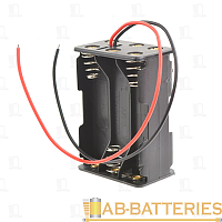 Отсек для элементов питания ROBITON Bh6xAAA с двумя проводами PK1 (1/25/250)