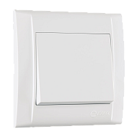 Выключатель Makel Defne 1-клав.10A пластик белый 42001001 (1/12)