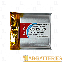 Аккумулятор ET LP852526-PCM Li-Pol, 3.7В, 500мАч (1/60/720)