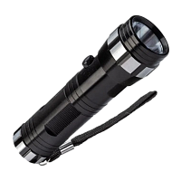 Фонарь универсальный Космос 108B 1W LED от батареек IP54 1 режим черный (1/20/120)