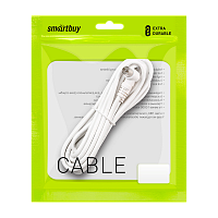 Кабель Smartbuy K-TV113 TV (m)-TV (m) 3м силикон серый (1/25)