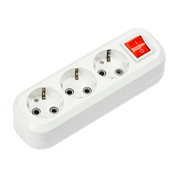 Колодка Smartbuy 3р.С/З с выкл.