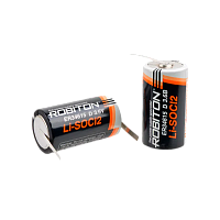 Батарейка ROBITON ER34615-FT D с лепестковыми выводами SR2, в упак 8 шт