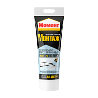 Монтажный клей Момент МВП-70 185г суперсильный прозрачный (1/12/1296)