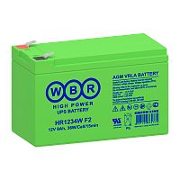 Аккумулятор свинцово-кислотный WBR HR1234W F2 12V 34Ah