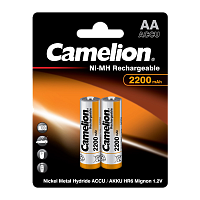 Аккумулятор бытовой Camelion HR6 AA BL2 NI-MH 2200mAh (2/24/384)